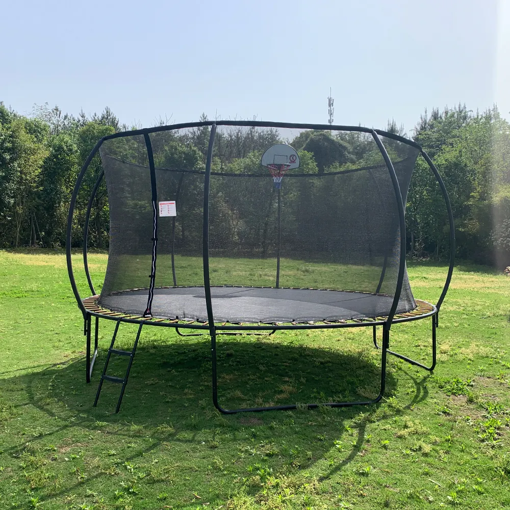 Trampolines de alta calidad, trampolín para saltar Fitness, parque infantil al aire libre, recinto cerrado