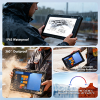 Pasokan Pabrik Tablet Tangguh Baru 10.1" Windows 10 Intel Octa Core I5 8500Y 8GB 256GB Outdoor OEM IP65 PC Industri