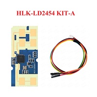 HLK-LD2454 Hi-Link 1T2R 24GHz Modul Sensor Radar Gelombang Milimeter DC 5V 50mA Deteksi Pelacakan Target Bergerak Tubuh Manusia 8m FMCW