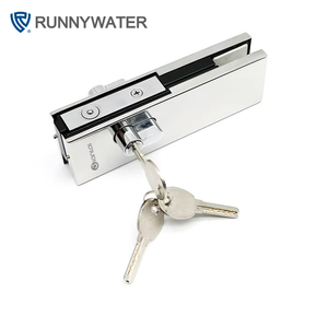 Китайский угловой замок-защелка из нержавеющей стали типа M для стеклянных дверей, верхний замок-защелка для стеклянных дверей - Product Image 2