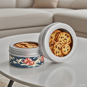 Tarro de galletas estilo japonés con tapa perforada, contenedor grande para galletas, caja para empacar galletas - Product Image 2