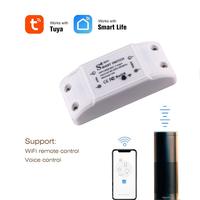 Interrupteur d'éclairage sans fil RF 433 MHz AC 220 V 1CH 10A avec bouton poussoir et émetteur, système de maison intelligente OEM