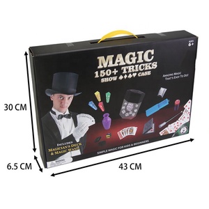 150 tuyệt vời ảo thuật thủ thuật cho các chuyên gia Bộ dụng cụ ma thuật Trò chơi đồ chơi trẻ em ảo thuật Đồ chơi thiết lập hướng dẫn sử dụng cho trẻ em để tìm hiểu - Product Image 1