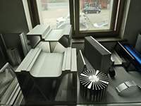 Profilé en U en aluminium non anodisé, barre en aluminium brut en forme de C, support structurel en aluminium pour extrusion en U à jambes égales