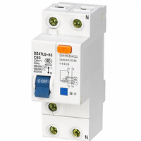 Disjoncteur différentiel TONGYAO Original DZ47LG-63 1P+N MCB 6A-63A 30mA-300mA en cuivre haute pureté 4.5kA