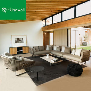 Usine directe <span class=keywords><strong>de</strong></span> meubles <span class=keywords><strong>de</strong></span> patio extérieur <span class=keywords><strong>de</strong></span> haute qualité en <span class=keywords><strong>aluminium</strong></span> corde armure 5 <span class=keywords><strong>places</strong></span> <span class=keywords><strong>jardin</strong></span> canapé ensemble <span class=keywords><strong>salon</strong></span> - Product Image 3