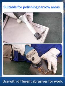 Smerigliatrice Angolare Elettrica a <span class=keywords><strong>90</strong></span> Gradi ad Alta Velocità con Velocità Variabile per Piccoli Angoli Morti e Lucidatura - Product Image 3