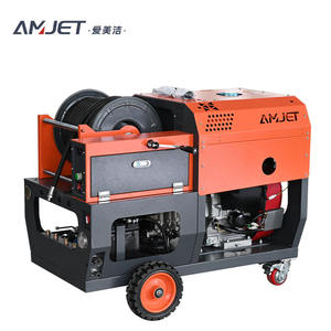 AMJET Servicios Profesionales 200bar 65lpm Equipado con 80 metros <span class=keywords><strong>de</strong></span> manguera <span class=keywords><strong>de</strong></span> alta presión Pulverizador <span class=keywords><strong>de</strong></span> chorro <span class=keywords><strong>de</strong></span> agua <span class=keywords><strong>de</strong></span> alta presión chorro <span class=keywords><strong>de</strong></span> <span class=keywords><strong>alcantarillado</strong></span> - Product Image 2