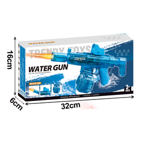 Pistola ad Acqua Automatica per Bambini, Grande Capacità, Giocattolo Estivo con Luce, Lunga Gittata, in Plastica Grigia/Blu - Product Image 4