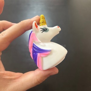 ISMAN 10g Contenants vides pour baume à lèvres en forme de licorne mignonne, étuis à rouge à lèvres animaux de dessin animé pour enfants, pots cosmétiques, emballages de maquillage - Product Image 3