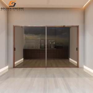 ประตูกระจกโรงรถสำหรับบ้านกระจกประตูสไลด์หน้าต่างกันลม - Product Image 4