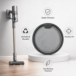 Filtre pré-médicalisé réutilisable SuzhouYJ avec éponge intégrée pour aspirateurs Dreame T10/T20 Pro/Z10 Station/<span class=keywords><strong>T30</strong></span>/<span class=keywords><strong>Xiaomi</strong></span> G9/G10 - Product Image 5