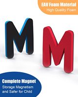 Kit de puzzle de lettres de l'alphabet éducatif pour l'orthographe avec tableau magnétique double face et aimants de réfrigérateur