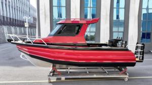 <span class=keywords><strong>Bateau</strong></span> de <span class=keywords><strong>pêche</strong></span> en <span class=keywords><strong>aluminium</strong></span> Allheart 6,68 m/22 pieds avec cabine et passerelle latérale pour le sport - Product Image 2