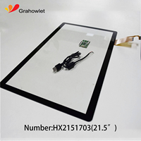 Grand panneau personnalisé multi-écran tactile PCAP 21.5 23.6 23.8 24 27 30 32 42 43 49 55 pouces carte USB capacitive incluse Agriculture