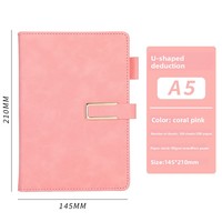 Carnet d'écriture A5 haut de gamme avec boîte cadeau, carnet de notes professionnel pour le bureau et les réunions