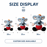 Peluche Souris Personnalisée Direct Usine, Rembourrage Coton PP, Tissu Ultra Doux, Cadeau d'Anniversaire Anti-Stress, OEM/ODM, Marque Privée, Vente en Gros