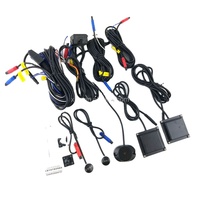 Système de détection d'angle mort de voiture BSD Bâton d'avertissement vocal universel de véhicule DC 12V Blvd Spot Monitor Plaques d'immatriculation de voiture universelles