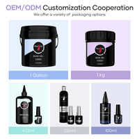 MissGel Hema Free Vegan Semi Permanent Gel Émail Fabricant Couleur Paillettes Uv Vernis À Ongles 15ml pour Ongles Professionnels