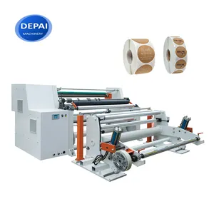 Kraft paper plastic film fabric roll slitting machine with manufacturer price