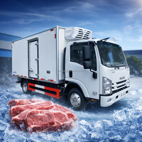 Magitruck 100p Nuevo Camión Refrigerado 4x2 Manual Diésel Euro4, Mini Camión Isuzu con Capacidad de 11-20t para Transporte de Congelados