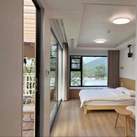 Fabriqué en Chine Double couche avec balcon mobile préfabriqué Apple Cabin Maison modulaire pour hôtel et parcs