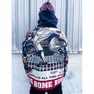 Felpa con Cappuccio da Uomo Personalizzata in Cotone, Stile <span class=keywords><strong>Anime</strong></span>, Tessuta a Maglia, 500 Gsm, Vintage Streetwear, Spessa e Resistente - Product Image 5