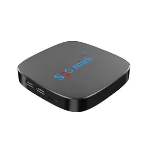Smart set top tv caixa S96 mini Android 10.0 Box 4K smart tech receptor de televisão Allwinner H313 5g wi-fi dual