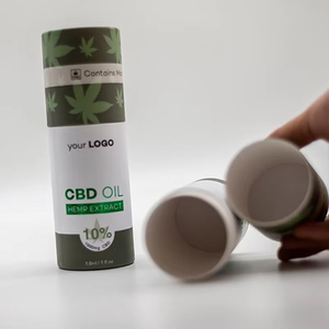 Boîtes d'emballage cylindriques à faible MOQ 2026, boîte d'emballage CBD, tube en papier imprimé pour cosmétiques - Product Image 5