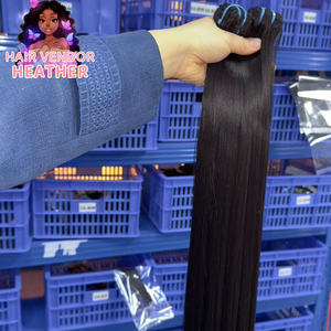 Drop <span class=keywords><strong>Shipping</strong></span> capelli indiani crudi vietnamiti fasci umani birmano riccio capelli capelli umani allineati parrucche capelli umani onda naturale del corpo - Product Image 6