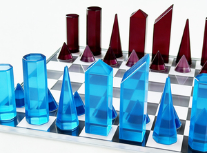 Set di <span class=keywords><strong>Scacchi</strong></span> di Lusso Personalizzato - Design Elegante Opaco Trasparente, Ideale per Regali Aziendali, Decorazione Ufficio e <span class=keywords><strong>Collezione</strong></span> - Product Image 4