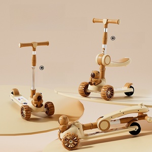 Trottinette Enfant Pliable 3 Roues avec Siège, Hauteur Réglable, Lumières et Musique – Vente en Gros - Product Image 3