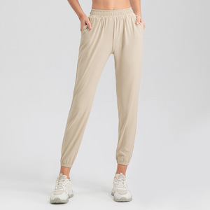 Pantalones <span class=keywords><strong>Deportivos</strong></span> de Yoga Holgados y Casuales, Pantalones de Fitness de Cintura Alta, <span class=keywords><strong>con</strong></span> Bolsillo, de Secado Rápido - Product Image 6