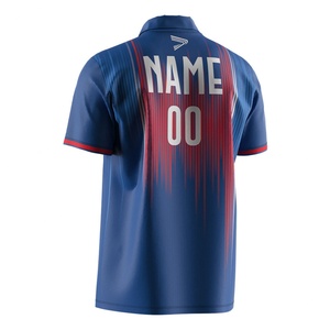 เสื้อทีมออกกำลังกายลายพิมพ์สำหรับวิ่งฟิตเนส ลดราคาพิเศษ เสื้อทีมอินเดีย ดีไซน์เสื้อคริกเก็ตแบบซับลิเมชั่นใหม่ - Product Image 2