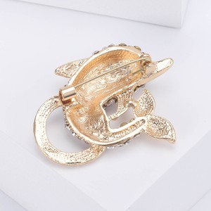 Atacado para Mulheres Menina Presente Moda Rhinestone Jóias Animal Golfinho De Metal Broches - Product Image 6