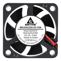 Mini ventilateur GDA3010 DC 3V 8.4V 12V 24V à roulement à billes 30x30x10mm, ventilateur de refroidissement axial sans balais pour boîtier d'ordinateur, PC haute vitesse