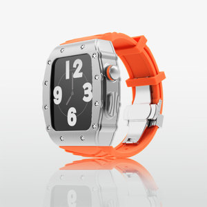 <span class=keywords><strong>Correa</strong></span> de Repuesto Super Cool con Hebilla de Mariposa de Goma, Estilo Richard, de una Sola Pieza, de 44 mm y 45 mm para <span class=keywords><strong>Apple</strong></span> Iwatch SE 8 7 6 5 Series - Product Image 1