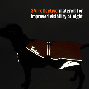 ट्रूलोवे थोक नायलॉन कपड़े पालतू जलरोधी लक्जरी ब्रांड फैशन चिंतनशील कुत्ते जैकेट और कोट - Product Image 3