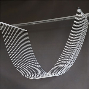 Rideau de perles acryliques suspendu en gros pour <span class=keywords><strong>plafond</strong></span>, idéal pour la décoration de salles de <span class=keywords><strong>mariage</strong></span>, d'hôtels, de fêtes et de scènes. - Product Image 2