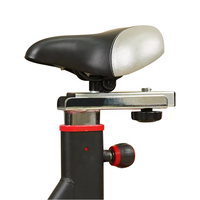 Maketec Nouveau Design Vélo de Spinning Portable Machine de Spinning Statique avec Volant d'Inertie de 10 Kg