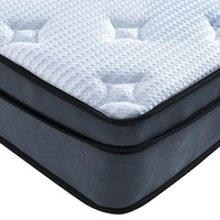 Matelas deux places extra doux en mousse simple King-Size Euro pour hôtels Ressort de poche ferme en mousse à mémoire de forme pour lits et meubles