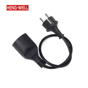 Cable de extensión europeo resistente al agua CEE7/7, enchufe a enchufe de goma/PVC, resistente al agua, 5M/15M/30M, para exteriores - Product Image 5