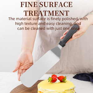 Thép không gỉ bù đắp bánh thìa, Frosting Icing Spatula chuyên nghiệp công cụ nướng bánh trang trí, bánh ngọt & nướng, - Product Image 4