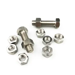 Hastelloy Alloy C276 C-276 C22 C-22 C2000 B B-2 B-3 C-4 G-3 G-30 G-35 Hastelloy X Hex Bolts Nuts DIN934 Threaded Rods Stud