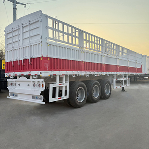 Semi-remorque porte-conteneurs 3 essieux 60 tonnes avec clôture en acier pour <span class=keywords><strong>transport</strong></span> de conteneurs 20/40 pieds, 12 verrous de conteneur, personnalisable pour port - Product Image 5