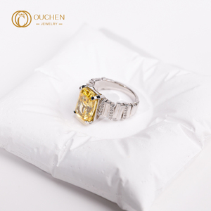 Gia Igi 인증 솔리드 골드 약혼 반지 HPTT 랩 성장 9k 14k 18k 다이아몬드 여성용 웨딩 파티 용 다이아몬드 - Product Image 4