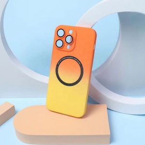 เคสโทรศัพท์ iPhone 14 Pro Max แบบไล่เฉดสี พร้อมฟิล์มเลนส์แม่เหล็กติดกันได้  สำหรับ iPhone 13, 12, 11 - Product Image 2