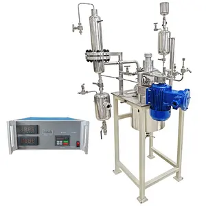 Réacteur de distillation sous vide à réglage de température en acier inoxydable ASME CE 5L avec étanchéité magnétique