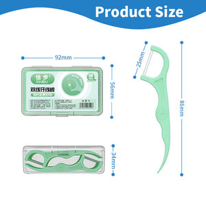Mint Combo Dubbele Lijn Floss Bar Voor Effectieve Thuis Mondverzorging Tandheelkundige Flosser - Product Image 6