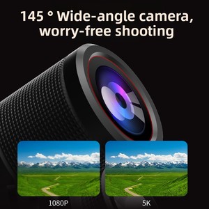 Caméra d'action sportive premium VIRAN V12 2025 5K HD étanche IP67 pour casque de moto, imagerie CMOS multimédia - Product Image 4